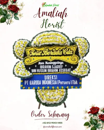 Papan Bunga Duka di Lerep