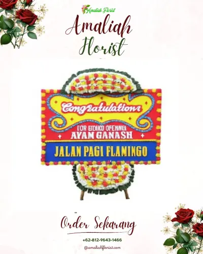 Bunga Papan Congratulation di Lerep